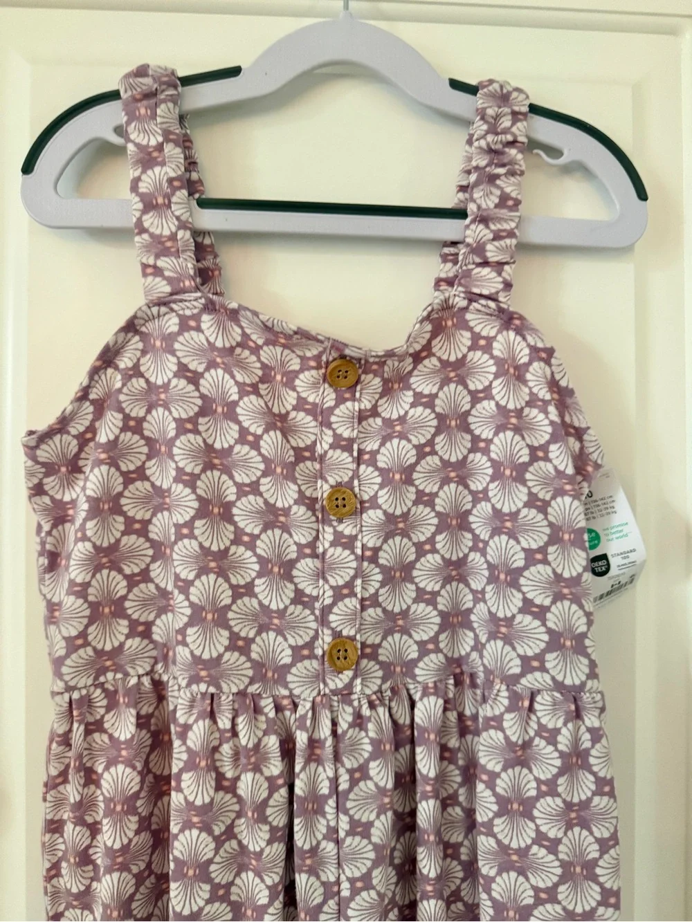 NWT OshKosh B’Gosh Girls Tropical Print Knit Jumpsuit, Size 10